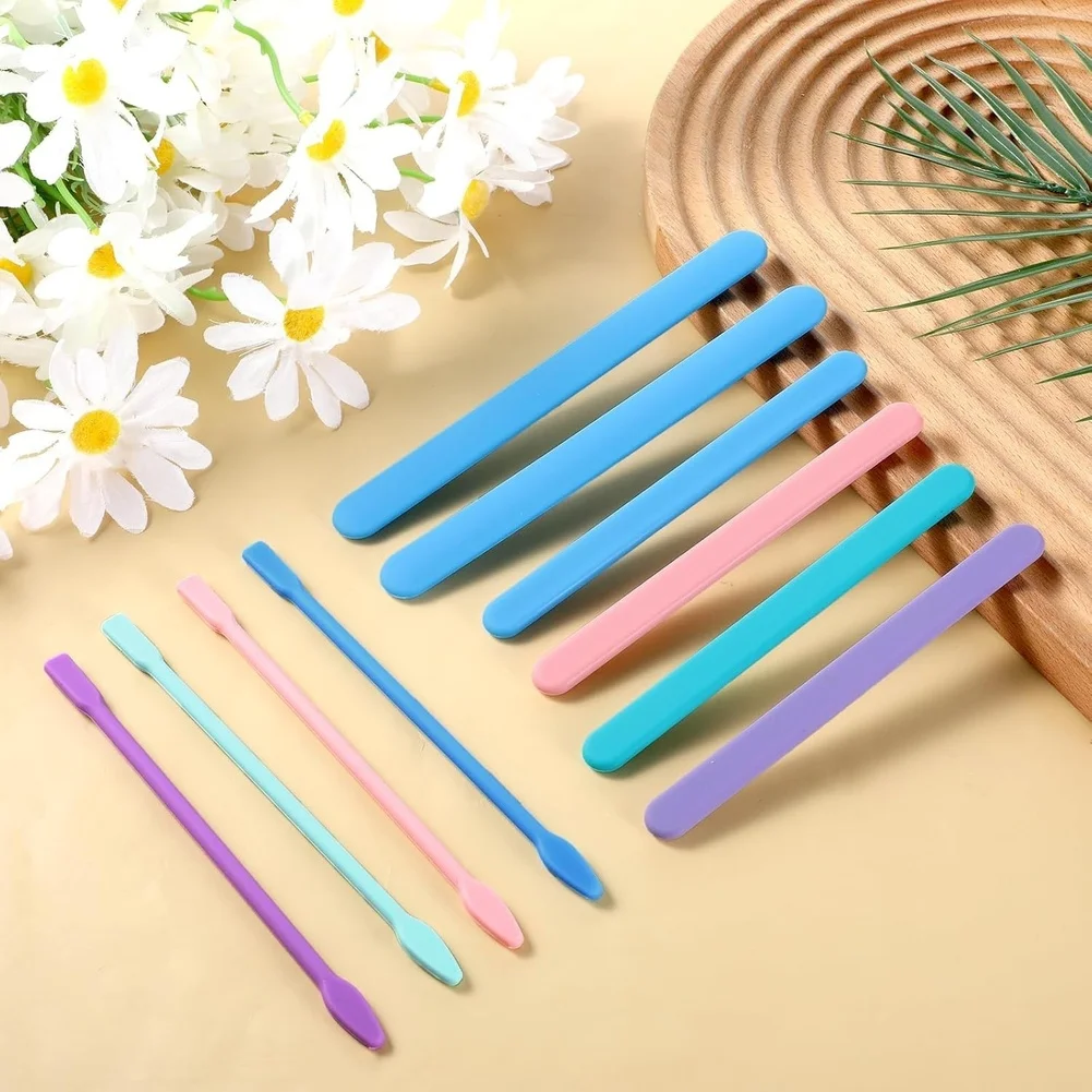 Candle Making Workshops - أدوات تقليب سيليكون (10 قطع) لتطبيقات