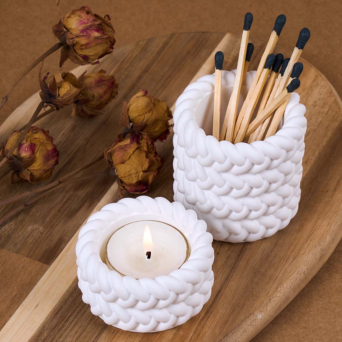 1/2/3/4 أرضيات حبل القنب شمعة  - مراجعة Candle Making Jug وسعره