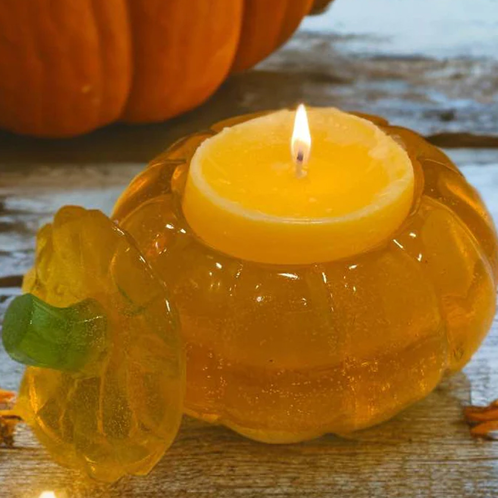 شمع جيلي جل أصفر شفاف 200 جرام - مراجعة Candle Making Wicks وسعره