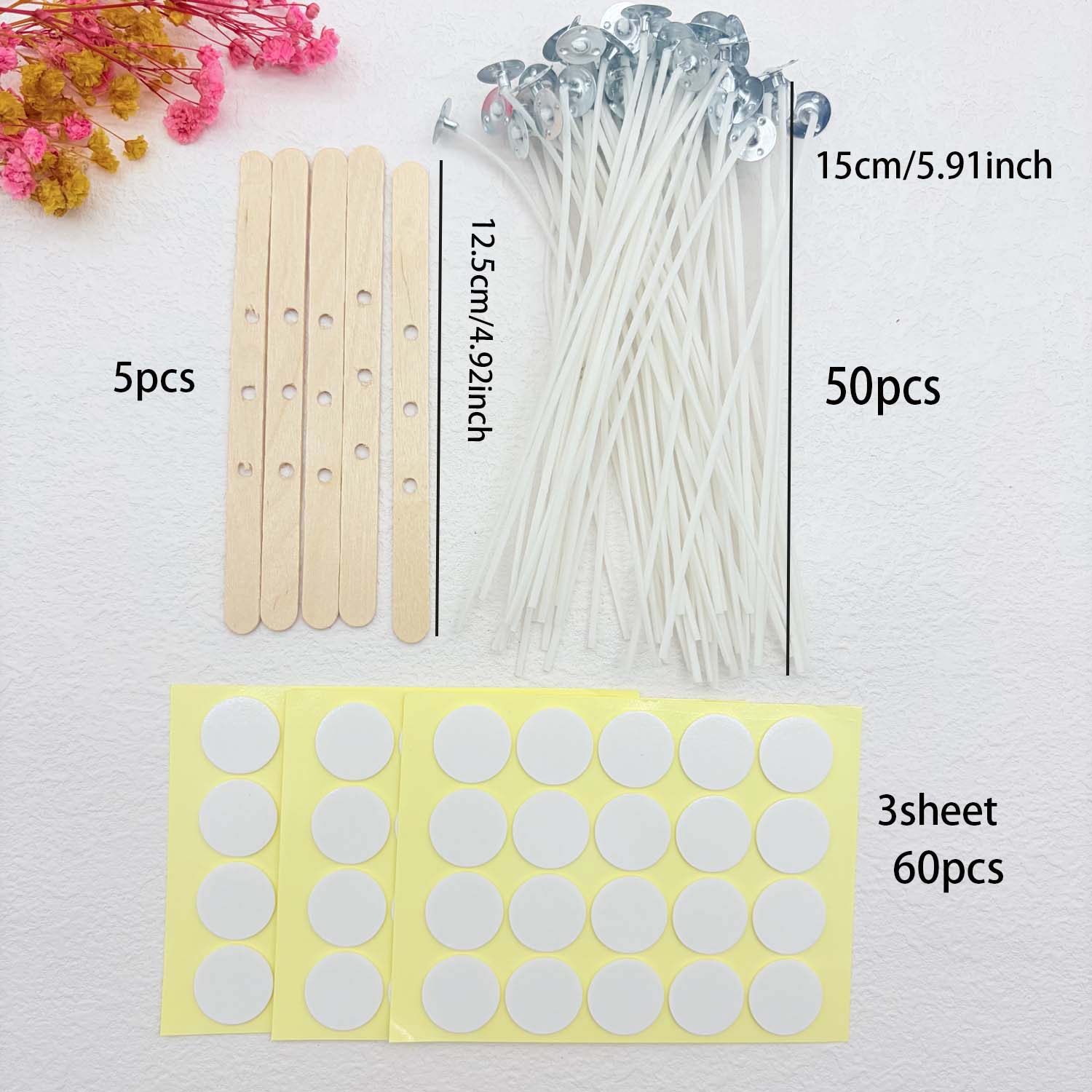 مجموعة واحدة من أدوات صنع الشم - مراجعة Candle Making Wicks وسعره