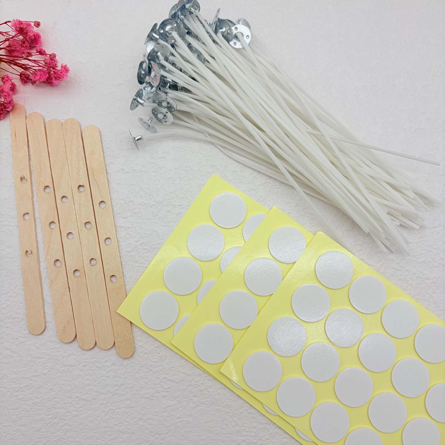 مجموعة واحدة من أدوات صنع الشم - مراجعة Candle Making Wicks وسعره