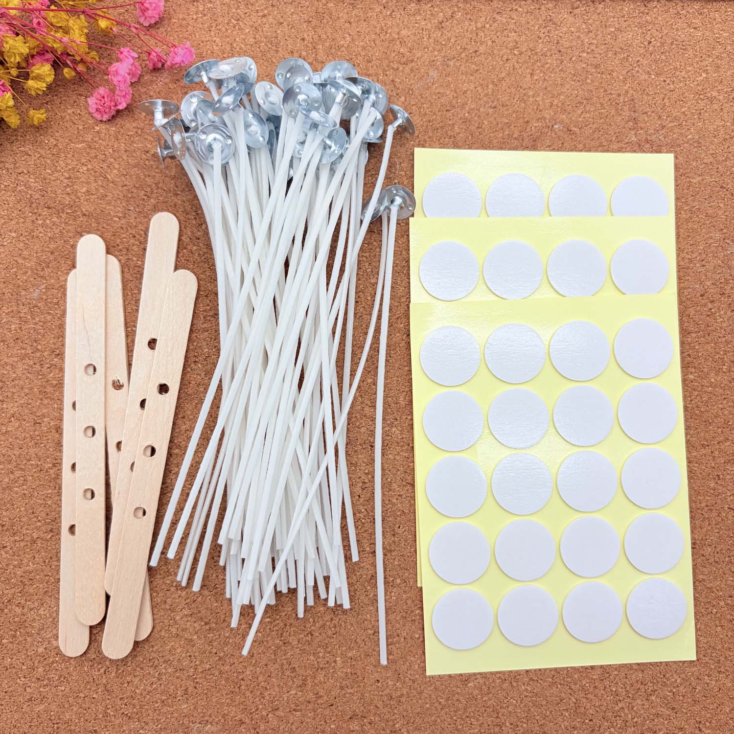 مجموعة واحدة من أدوات صنع الشم - مراجعة Candle Making Wicks وسعره