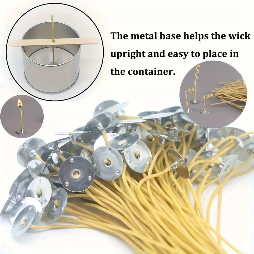 شمعة الفتائل 50 قطعة 8 بوصة ال - مراجعة Candle Making Wicks وسعره
