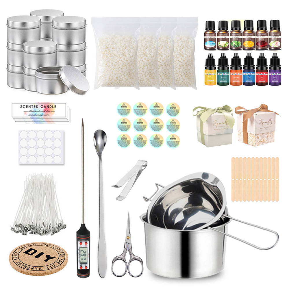 مجموعة صنع الشموع وعاء الصب ال - مراجعة Candle Making Kit For Kids وسعره