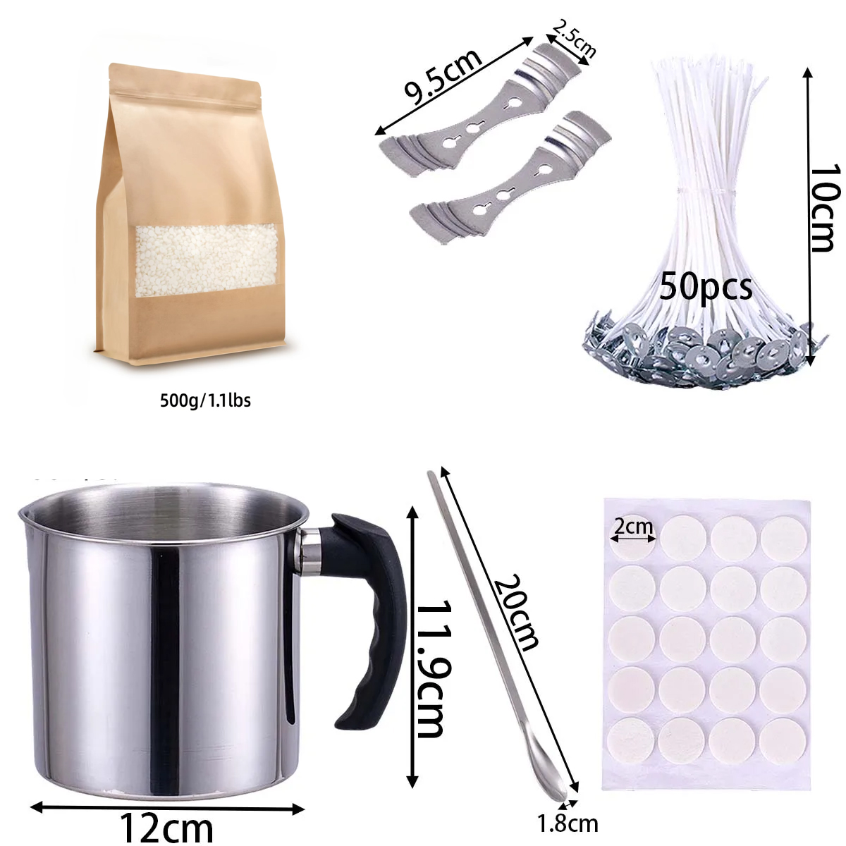 مجموعة أدوات صنع الشموع المعطر - مراجعة Candle Making Jug وسعره