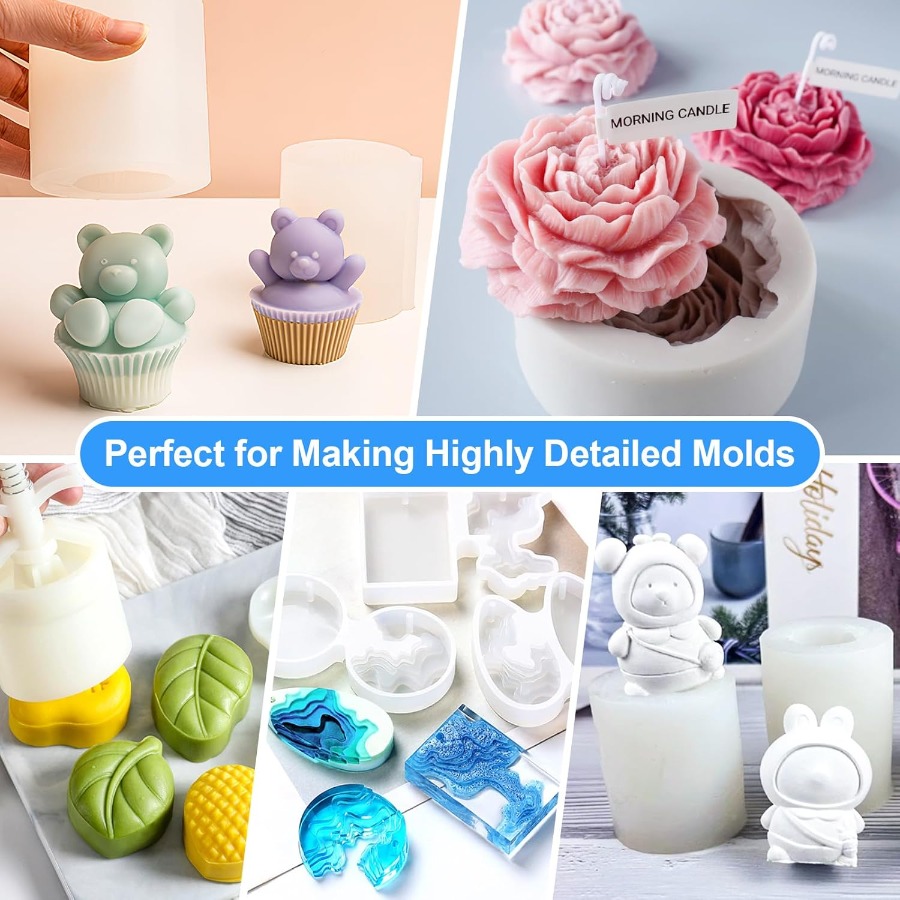 طقم صنع قوالب السيليكون، سائل  - مراجعة Candle Making Items وسعره