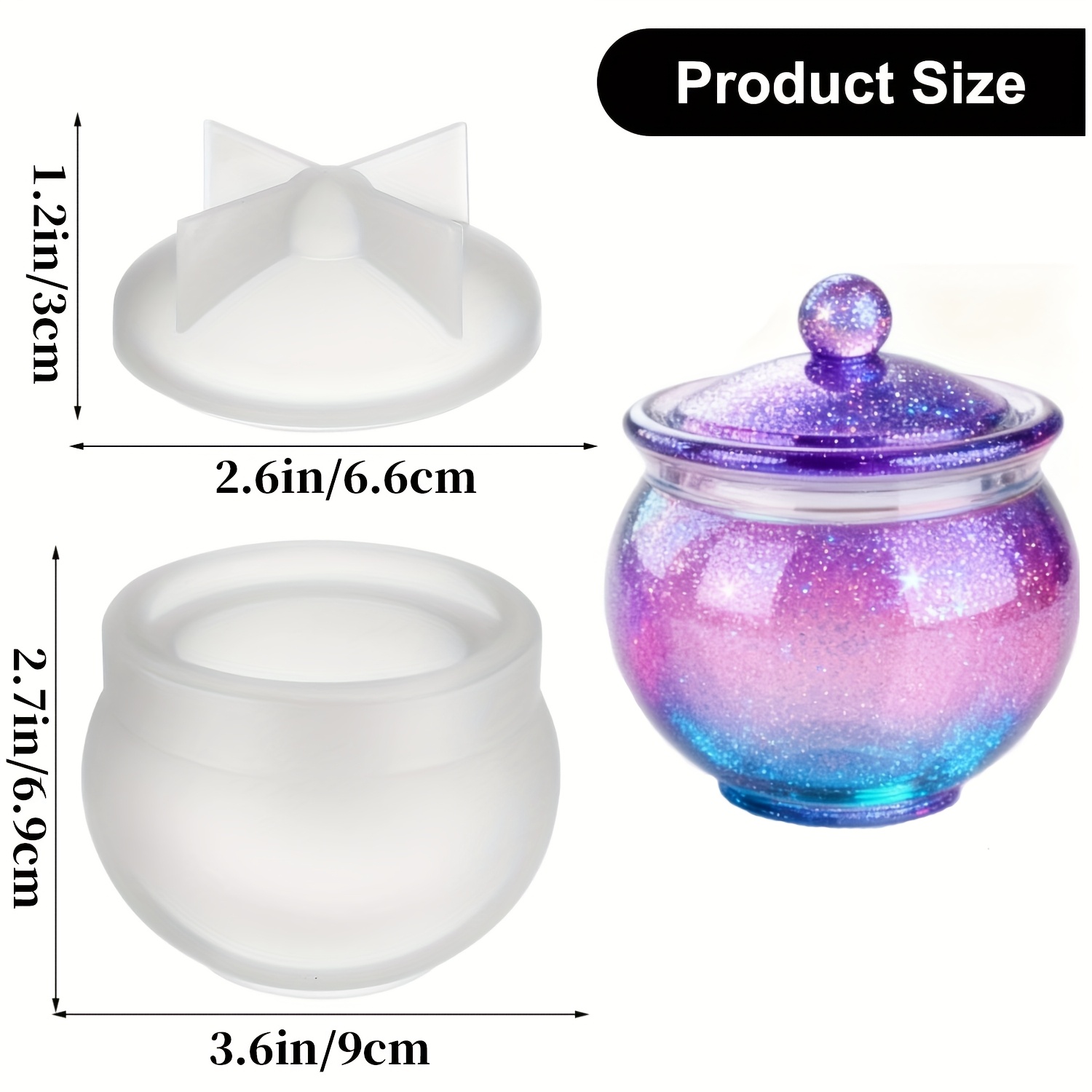 مجموعة واحدة من قوالب الراتنج  - مراجعة Candle Making Jug وسعره